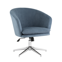 Кресло Харис регулируемое замша синий NC