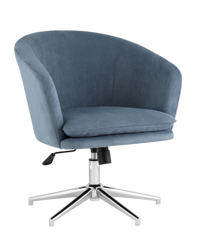 Кресло Харис регулируемое замша синий NC