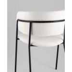 Кресло Нэлли New, букле белый