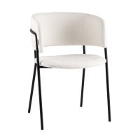 Кресло Нэлли New, букле белый