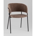 Кресло Нэлли New, букле коричневый