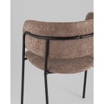 Кресло Нэлли New, букле коричневый