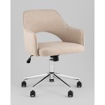 Кресло офисное Кларк рогожка бежевый