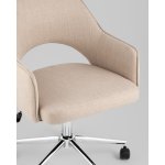 Кресло офисное Кларк рогожка бежевый