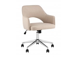 Кресло офисное Кларк рогожка бежевый