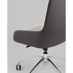 Кресло офисное TopChairs Soulo светло-серый, серый