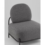 Кресло Стоун new ткань букле тёмно-серый