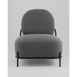 Кресло Стоун new ткань букле тёмно-серый