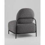 Кресло Стоун new ткань букле тёмно-серый