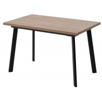 Стол КАНЗАС 120 ДУБ КУНЕО / Черный каркас М-City
