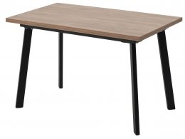 Стол КАНЗАС 120 ДУБ КУНЕО / Черный каркас М-City