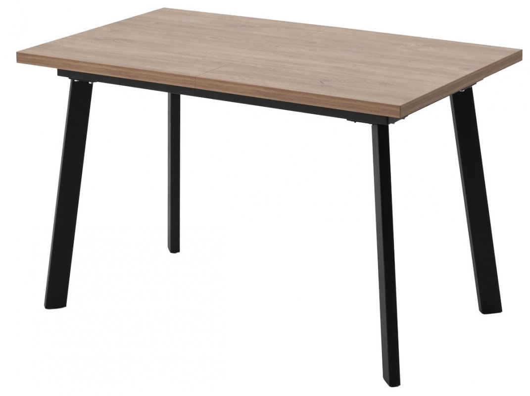 Стол КАНЗАС 120 ДУБ КУНЕО / Черный каркас М-City
