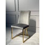 Стул обеденный Пресли DX-2055-1.1, 42х44х92, серый, золото