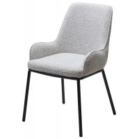 Стул BRIO UF995-02, букле / черный каркас  / Товарный знак DISAUR