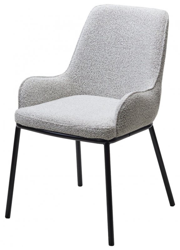 Стул BRIO UF995-02, букле / черный каркас  / Товарный знак DISAUR