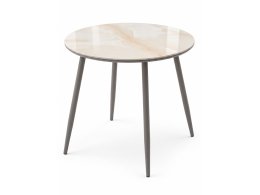 Стол МИЛТОН D89 цвет ICELANDIC WHITE JADE, керамика / Латте каркас Стол МИЛТОН D89 цвет ICELANDIC WHITE JADE, керамика / Латте каркас