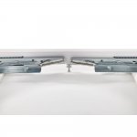 Стол Vito раскладной 120-184x80x75см, керамогранит белый мрамор, белый Стол Vito раскладной 120-184x80x75см, керамогранит белый мрамор, белый