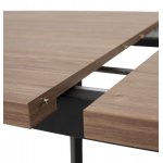 Стол КАНЗАС 120 ДУБ КУНЕО / Черный каркас М-City