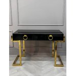 Стол-консоль Атлас МС9002-120В, 120х60х78 см, черный глянцевый