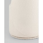 Пуф Loreen вращающийся букле белый