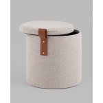 Пуф с ящиком Эркки рогожка XS серый
