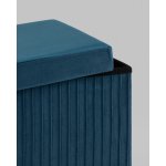 Пуф складной с ящиком Store Square синий