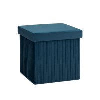 Пуф складной с ящиком Store Square синий