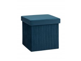 Пуф складной с ящиком Store Square синий