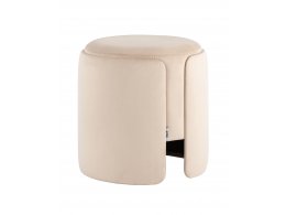 Пуф Taks велюр молочный