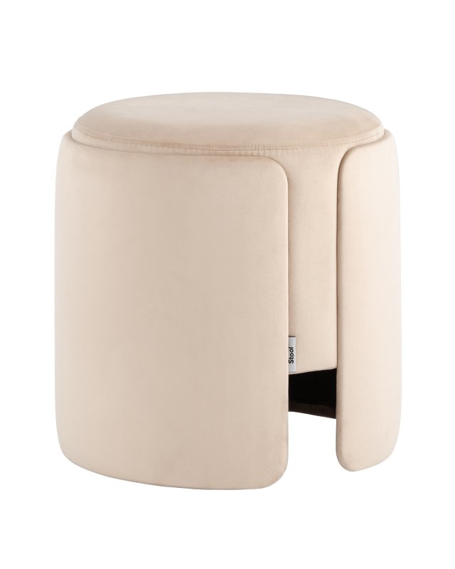 Пуф Taks велюр молочный