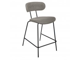 Стул полубарный Ant букле серый