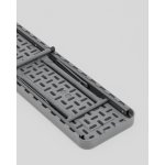 Скамейка складная 152*25*42 см серая