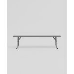 Скамейка складная 152*25*42 см серая