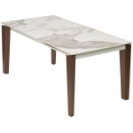 Стол ESMIR 180 GLOSS LUXURY PANDORA SOLID CERAMIC/орех, ®DISAUR