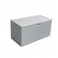 Стол-сундук пластик серый 110*55 см 276л