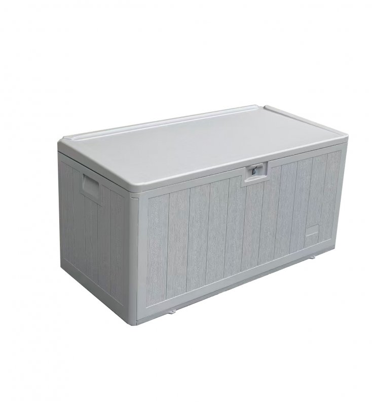 Стол-сундук пластик серый 110*55 см 276л