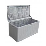 Стол-сундук пластик серый 110*55 см 276л