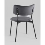 Стул Амелия велюр темно-серый