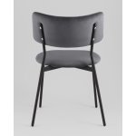 Стул Амелия велюр темно-серый