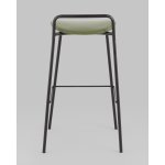 Стул барный Mantis экокожа зеленый
