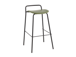 Стул барный Mantis экокожа зеленый