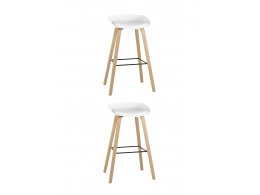 Стул барный LIBRA SOFT БЕЛЫЙ 2 шт