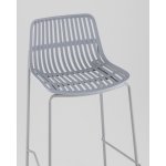 Стул барный Louran с подушкой серый