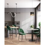 Стул барный Меган SN велюр зеленый