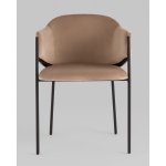 Стул Brace велюр капучино