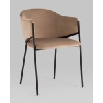 Стул Brace велюр капучино