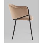 Стул Brace велюр капучино