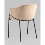 Стул Brace велюр капучино