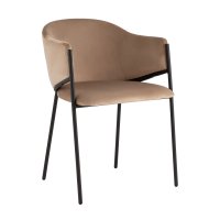 Стул Brace велюр капучино