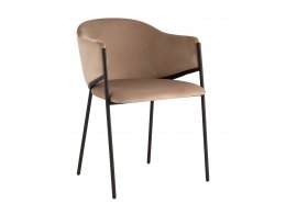 Стул Brace велюр капучино